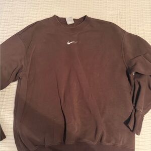 Nike women’s Chocolate Crewneck Sweater